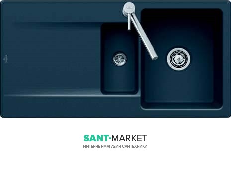 Мойка для кухни прямоугольная Villeroy & Boch Siluet 60 R графит 333701i4