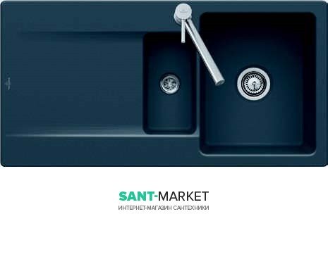 Мийка для кухні прямокутна Villeroy & Boch Siluet 60 R графіт 333701i4