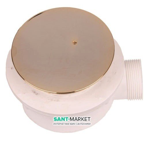 Сифон для душового піддону Kerasan Retro золото 905691