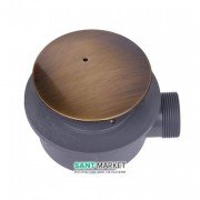 Сифон для душевого поддона Kerasan Retro цвет бронза 905693