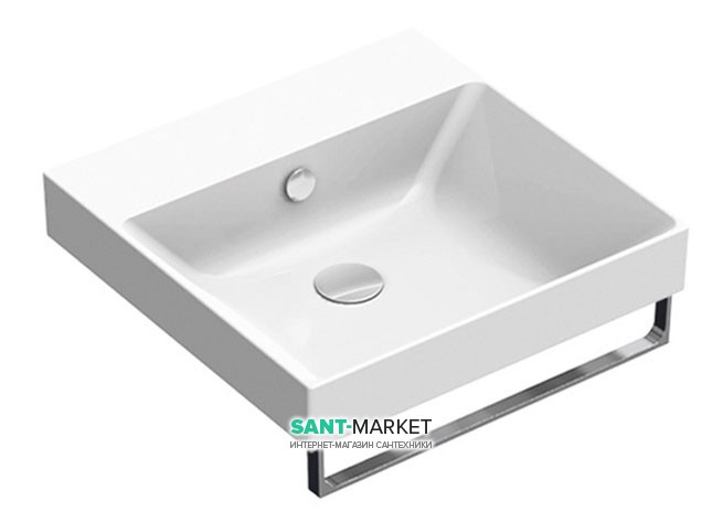 Раковина для ванної підвісна Catalano New Zero 50х50 керамічна колір білий глянцевий 150ZP00