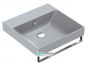 Раковина для ванной подвесная Catalano New Zero 50х50 керамическая цвет серый матовый 150ZPCS