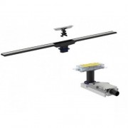 Водосточный желоб c накладной панелью Geberit CleanLine тёмный металл/матовый металл 154.150.00.1+154.450.00.1