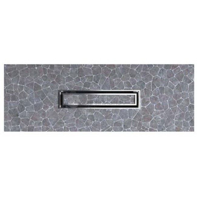 Водосточный желоб c накладной панелью Geberit CleanLine для облицовки плиткой 154.152.00.1+154.455.00.1