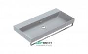 Раковина для ванной подвесная Catalano New Zero 100х50 керамическая цвет серый матовый 110ZPCS
