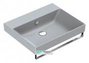 Раковина для ванной подвесная Catalano New Zero 60х50 керамическая цвет серый матовый 160ZPCS