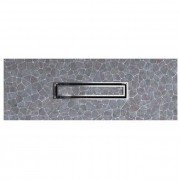 Водосточный желоб c накладной панелью Geberit CleanLine для облицовки плиткой 154.152.00.1+154.455.00.1