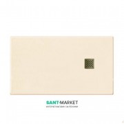 Душевой поддон мраморный Kerasan H2.5 140х70 см кремовый матовый 703565