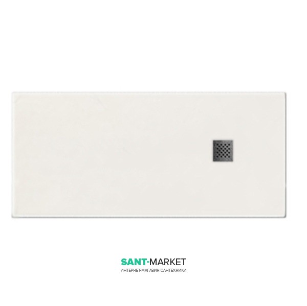 Душевой поддон мраморный Kerasan H2.5 160х70 см белый матовый 703630