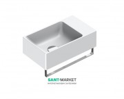 Раковина для ванной накладная Catalano New Zero 40х23 керамическая цвет белый матовый 14023VEBM