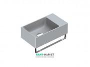 Раковина для ванної накладна Catalano New Zero 40х23 керамічна колір сірий матовий 14023VECS