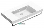 Раковина для ванной подвесная Catalano New Zero 100х50 керамическая цвет белый 110ZEUP00