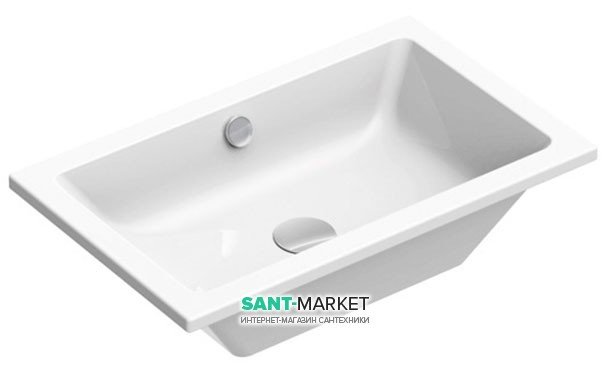 Раковина для ванної вбудована Catalano New Zero 60х37 керамічна біла 16037ZE00