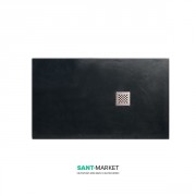 Душевой поддон мраморный Kerasan H2.5 120х80 см антрацит 704054