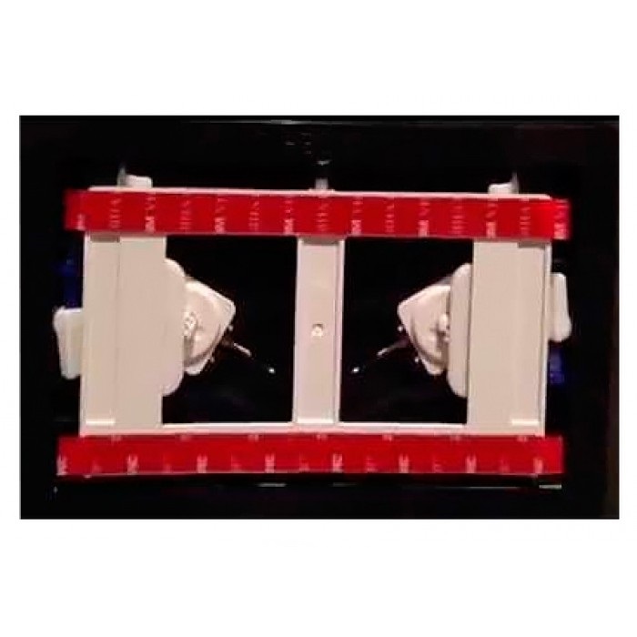 Панель смыва для унитаза Geberit Sigma70 двойной смыв для индивидуальной вставки 115.620.00.1