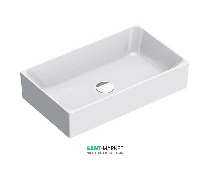 Раковина для ванной накладная Catalano Zero 60х35 керамическая цвет белый 16035ZE00