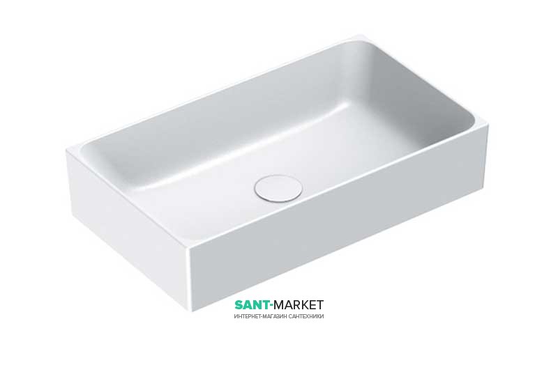 Раковина для ванной накладная Catalano Zero 60х35 керамическая цвет белый матовый 16035ZEBM