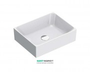 Раковина для ванної накладна Catalano Zero 45х35 керамічна колір білий 14535ZE00