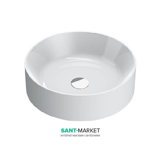 Раковина для ванной накладная Catalano Zero 40х40 круглая керамическая цвет белый 140TZE00