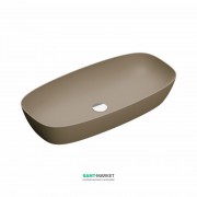 Раковина для ванної накладна Catalano Green Lux 80х40 овальна керамічна колір коричневий матовий 180APGRLXMS