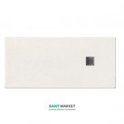 Душовий піддон мармуровий Kerasan H2.5 180х70 см білий матовий 703830