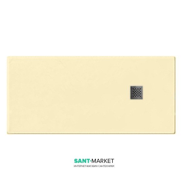 Душовий піддон мармуровий Kerasan H2.5 170х80 см кремовий матовий 704365