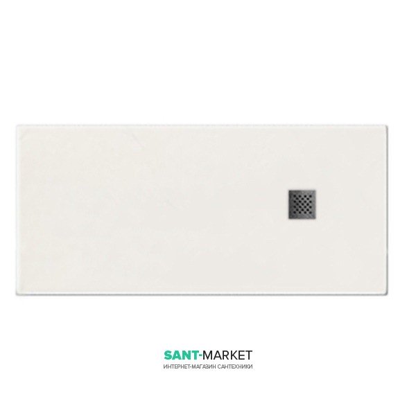 Душевой поддон мраморный Kerasan H2.5 180х80 см белый матовый 704430