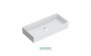 Раковина для ванної накладна Catalano Zero 75х35 керамічна біла 17535ZE00