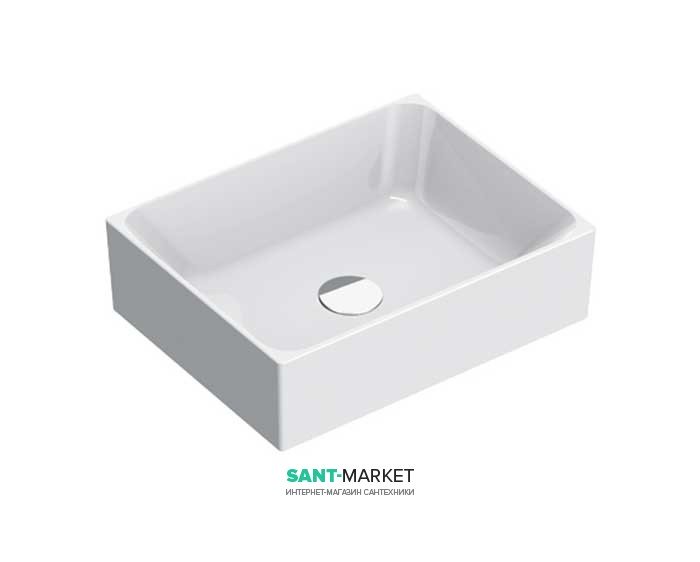 Раковина для ванної накладна Catalano Zero 45х35 керамічна колір білий матовий 14535ZEBM