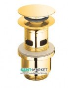 Слив для раковины Catalano с переливом латунь цвет золото 5PDSC00