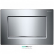 Панель смыва для унитаза Geberit Sigma 30 одинарный смыв хром глянцевый/хром матовый/хром глянцевый 115.893.KY.1