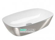 Раковина для ванной накладная Catalano Gold & Silver 60х40 керамика цвет белый/серебро 160APGRLXBA