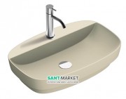 Раковина для ванной накладная Catalano Colori 65х42 керамика цвет серый поверхность сатин 165GRLXNGS