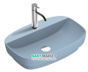 Раковина для ванної накладна Catalano Colori 60х40 кераміка колір синій поверхню сатин 160GRLXNAS