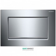 Панель смыва для унитаза Geberit Sigma 30 одинарный смыв хром глянцевый/хром матовый/хром глянцевый 115.893.KY.1