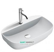 Раковина для ванної накладна Catalano Colori 65х42 кераміка колір білий поверхню сатин 165GRLXNBM