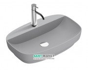 Раковина для ванної накладна Catalano Colori 65х42 кераміка колір цемент поверхню сатин 165GRLXNCS