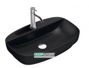 Раковина для ванної накладна Catalano Colori 65х42 кераміка колір чорний поверхню сатин 165GRLXNNS