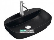 Раковина для ванної накладна Catalano Colori 60х40 кераміка колір чорний поверхню сатин 160GRLXNNS