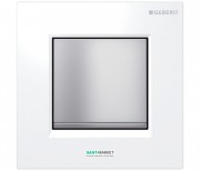 Панель змиву для пісуара Geberit Sigma 30 пневматична білий / хром матовий / хром матовий 116.017.KL.1