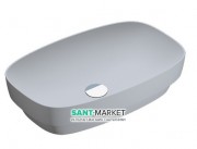 Раковина для ванної накладна Catalano Colori 60х38 кераміка колір цемент поверхню сатин 160AGRLXCS