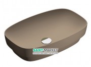 Раковина для ванної накладна Catalano Colori 60х38 кераміка колір коричневий поверхню сатин 160AGRLXMS