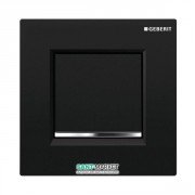 Панель смыва для писсуара Geberit Sigma 30 пневматическая чёрный/хром глянец/чёрный 116.017.KM.1