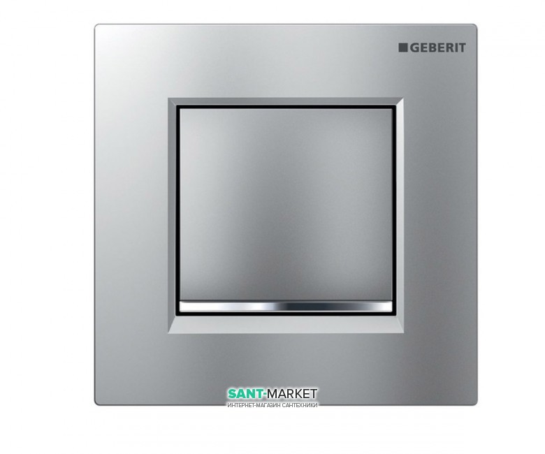 Панель смыва для писсуара Geberit Sigma 30 пневматическая хром матовый/хром глянец/хром матовый 116.017.KN.1