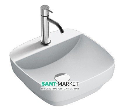 Раковина для ванної накладна Catalano Colori 42х42 кераміка колір білий поверхню сатин 142GRLXNBM