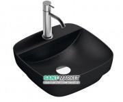 Раковина для ванної накладна Catalano Colori 42х42 кераміка колір чорний поверхню сатин 142GRLXNNS