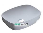 Раковина для ванної накладна Catalano Colori 50х38 кераміка колір цемент поверхню сатин 150AGRLXCS