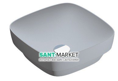 Раковина для ванної накладна Catalano Colori 40х40 кераміка колір цемент поверхню сатин 140AGRLXCS