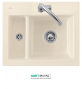 Мойка для кухни прямоугольная Villeroy & Boch Subway 60 XM кремовый 678001KR