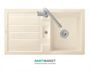 Мийка для кухні прямокутна Villeroy & Boch Flavia 50 кремовий 330501KR